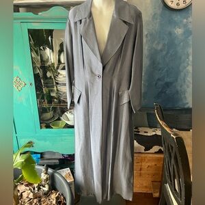 Gray Long Coat Vintage (60s) by Jackie and Julian Designer